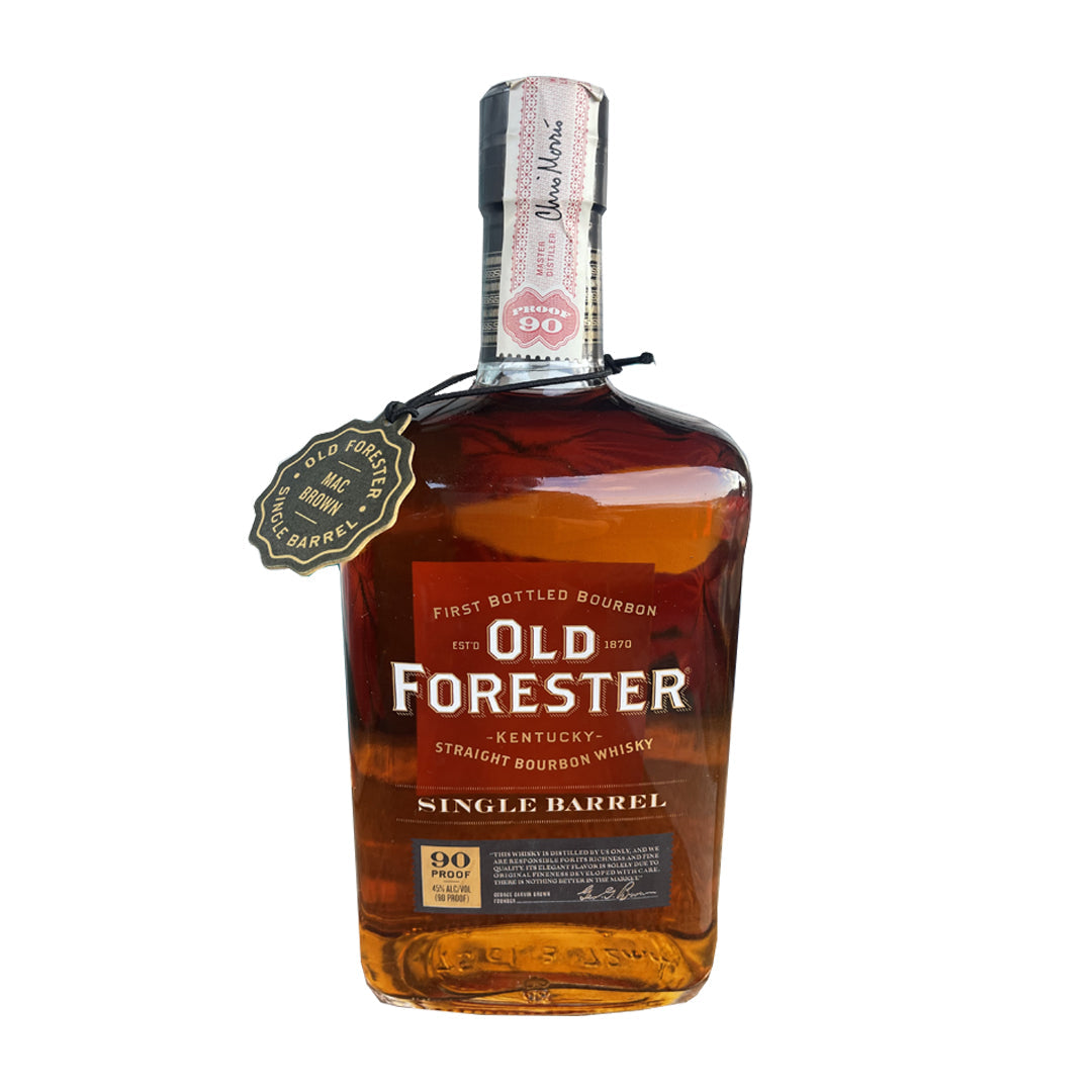 Old Forester 1st Single Barrel produced/selected for Mac Brown (Brown Family) 5/2013 – 90 proof