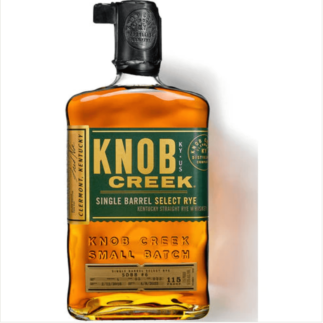 Knob Creek Single Barrel Select Rye “SDBB #6” 115 Proof