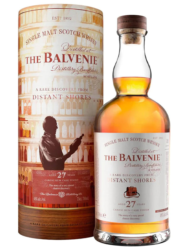 The Balvenie A Rare Discovery From Distant Shores 27 Year Old Single Malt Scotch Whisky